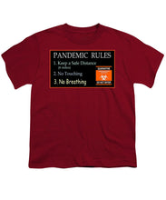 Load image into Gallery viewer, Pandemic Rules 3 - Youth T-Shirt
