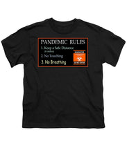 Load image into Gallery viewer, Pandemic Rules 3 - Youth T-Shirt
