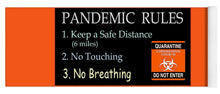 Load image into Gallery viewer, Pandemic Rules 3 - Yoga Mat
