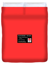 Load image into Gallery viewer, Pandemic Rules 4 - Duvet Cover
