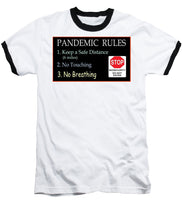 Load image into Gallery viewer, Pandemic Rules 4 - Baseball T-Shirt
