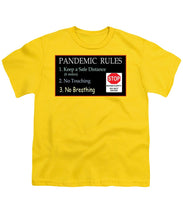 Load image into Gallery viewer, Pandemic Rules 4 - Youth T-Shirt
