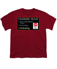 Load image into Gallery viewer, Pandemic Rules 4 - Youth T-Shirt
