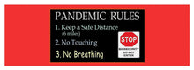 Load image into Gallery viewer, Pandemic Rules 4 - Yoga Mat
