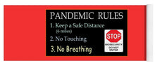 Load image into Gallery viewer, Pandemic Rules 4 - Yoga Mat
