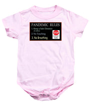 Load image into Gallery viewer, Pandemic Rules 4 - Baby Onesie

