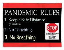 Load image into Gallery viewer, Pandemic Rules 4 - Blanket
