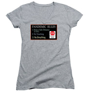 Load image into Gallery viewer, Pandemic Rules 4 - Women's V-Neck
