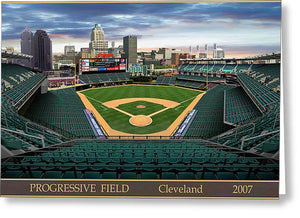 Progressive Field 2007 - Greeting Card