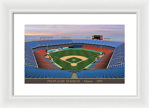 Proplayer Stadium 1997 - Framed Print