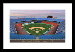 Proplayer Stadium 1997 - Framed Print