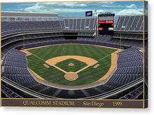 Load image into Gallery viewer, Qualcomm Stadium 1999 - Canvas Print
