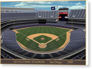 Qualcomm Stadium 1999 - Canvas Print