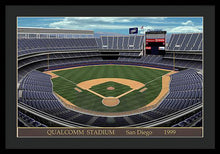 Load image into Gallery viewer, Qualcomm Stadium 1999 - Framed Print
