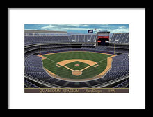 Load image into Gallery viewer, Qualcomm Stadium 1999 - Framed Print
