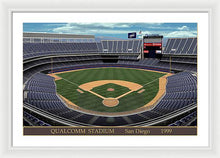 Load image into Gallery viewer, Qualcomm Stadium 1999 - Framed Print
