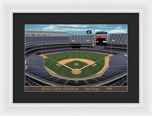 Qualcomm Stadium 1999 - Framed Print