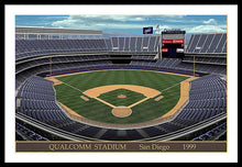 Load image into Gallery viewer, Qualcomm Stadium 1999 - Framed Print
