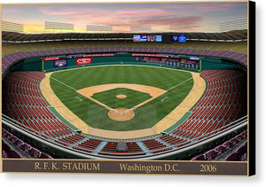 R.F.K. Stadium 2006 - Canvas Print