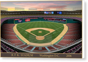 R.F.K. Stadium 2006 - Canvas Print