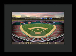 R.F.K. Stadium 2006 - Framed Print