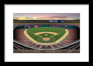 R.F.K. Stadium 2006 - Framed Print