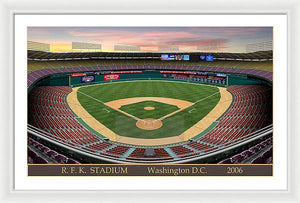 R.F.K. Stadium 2006 - Framed Print