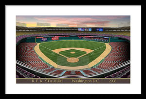 R.F.K. Stadium 2006 - Framed Print