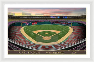 R.F.K. Stadium 2006 - Framed Print