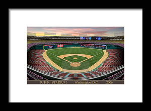 R.F.K. Stadium 2006 - Framed Print