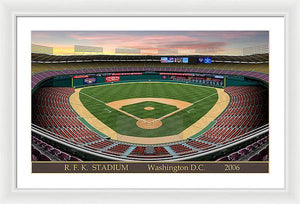 R.F.K. Stadium 2006 - Framed Print