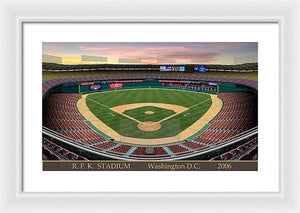 R.F.K. Stadium 2006 - Framed Print