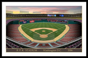 R.F.K. Stadium 2006 - Framed Print