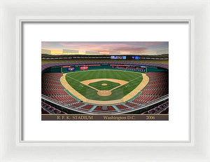 R.F.K. Stadium 2006 - Framed Print