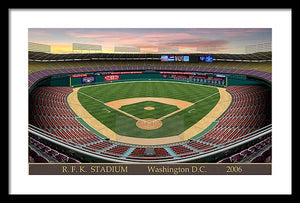 R.F.K. Stadium 2006 - Framed Print