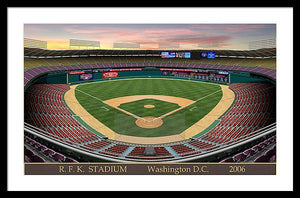 R.F.K. Stadium 2006 - Framed Print