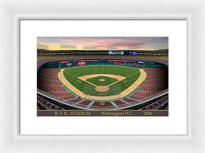 R.F.K. Stadium 2006 - Framed Print