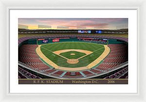 R.F.K. Stadium 2006 - Framed Print