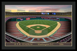 R.F.K. Stadium 2006 - Framed Print