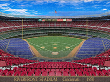 Load image into Gallery viewer, Riverfront Stadium 1970 - Puzzle
