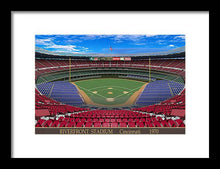 Load image into Gallery viewer, Riverfront Stadium 1970 - Framed Print
