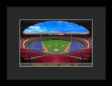 Load image into Gallery viewer, Riverfront Stadium 1975 - Framed Print
