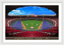 Load image into Gallery viewer, Riverfront Stadium 1975 - Framed Print
