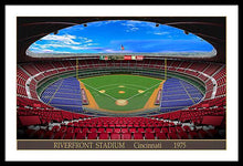 Load image into Gallery viewer, Riverfront Stadium 1975 - Framed Print
