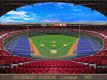 Load image into Gallery viewer, Riverfront Stadium 1975 - Puzzle
