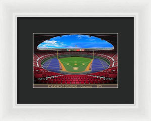 Riverfront Stadium 1975 - Framed Print