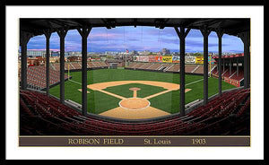 Robison Field 1902 - Framed Print