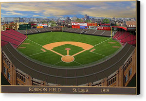 Robison Field 1919 - Canvas Print