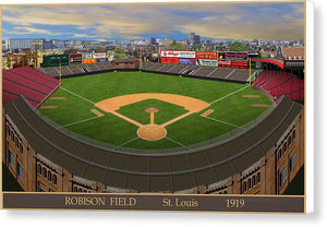 Robison Field 1919 - Canvas Print