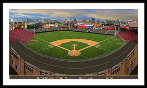 Robison Field 1919 - Framed Print